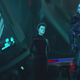 Gwyn looks defeated as she knees down before her father the Diviner, and the corrupted Holo-Janeway.